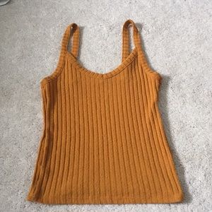 Dark orange tank top